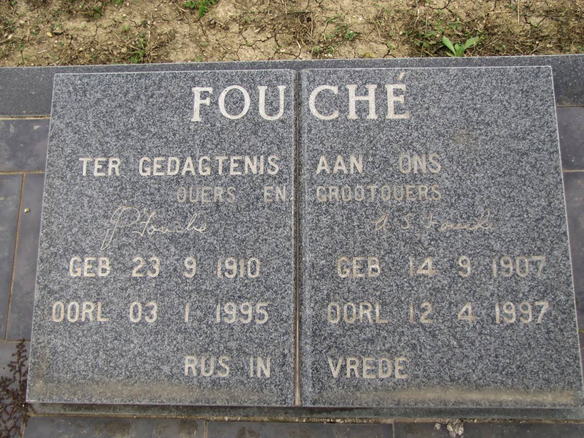 FOUCHE J. 1910-1995 &amp; A.S. 1907-1997