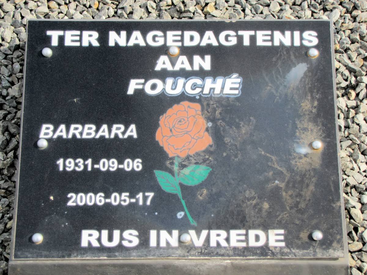 FOUCHE Barbara 1931-2006