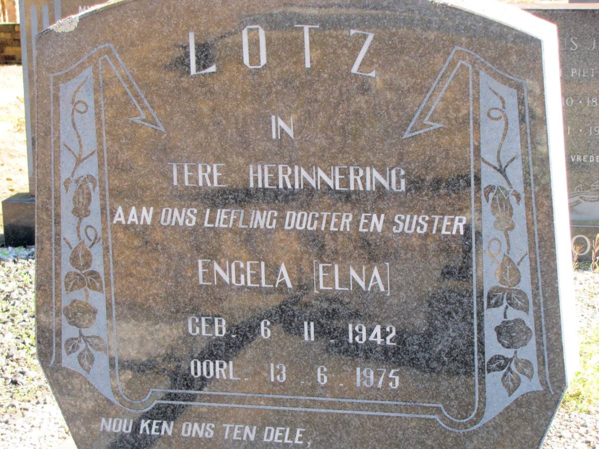 LOTZ Engela 1942-1975