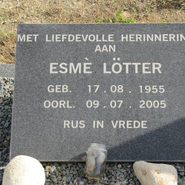 LOTTER Esme 1955-2205