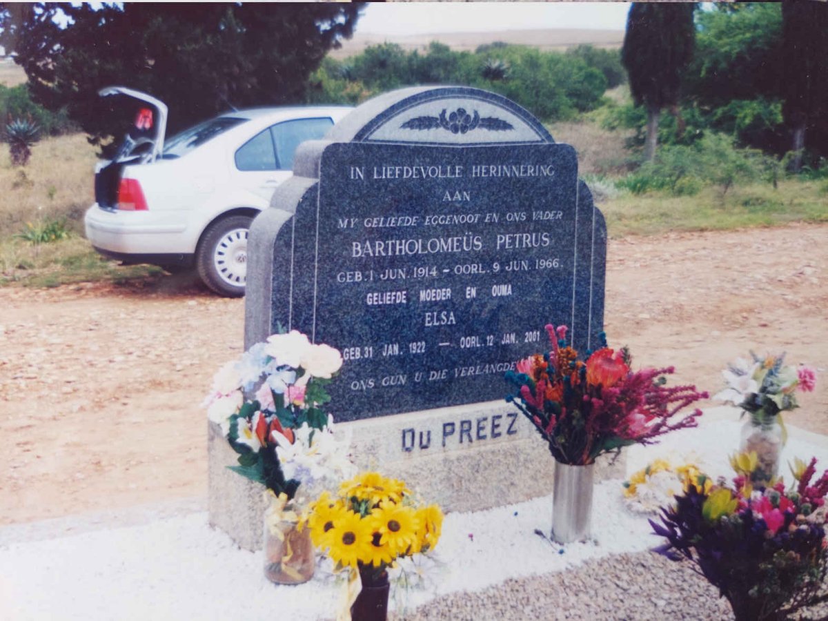 PREEZ Bartholomeus Petrus, du 1914-1966 & Elsa 1922-2001