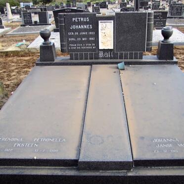 RALL Petrus Johannes 1903-1982