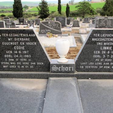 SCHORI Eddie 1917-1983 &amp; Linnie 1933-2004