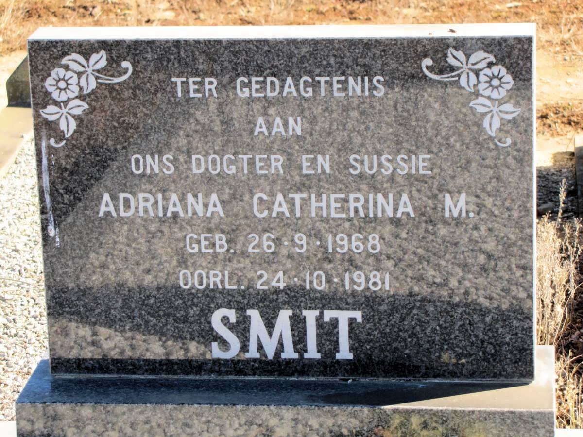 SMIT Adriana Catherina M. 1968-1981