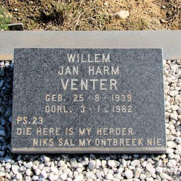 VENTER Willem Jan Harm 1939-1982