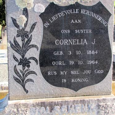 VOLSCHENK Cornelia J. 1884-1964