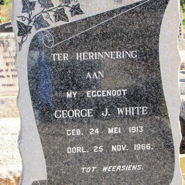 WHITE George J. 1913-1966