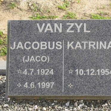 ZYL Jacobus, van 1924-1997 &amp; Katrina 1954- 