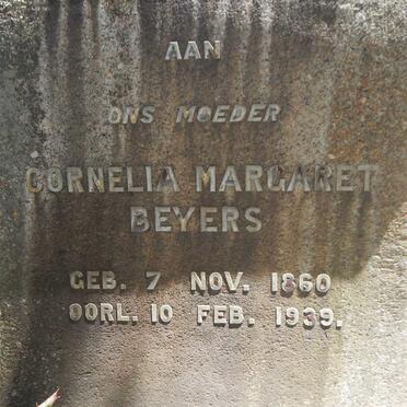 BEYERS Cornelia Margaret 1860-1939