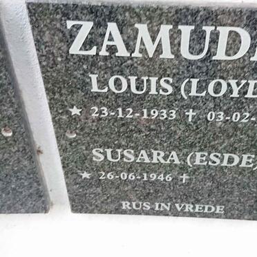 ZAMUDIO Louis 1933-2019 &amp; Susara 1946-