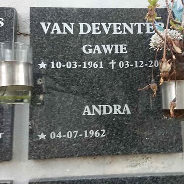 DEVENTER Gawie, van 1961-20?? &amp; Andra 1962-