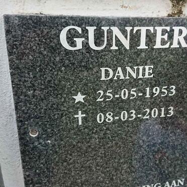 GUNTER Danie 1953-2013