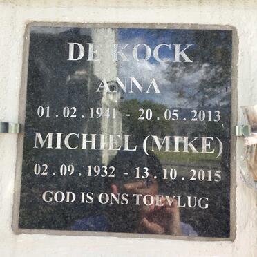 KOCK Michiel, de 1932-2015 &amp; Anna 1941-2013