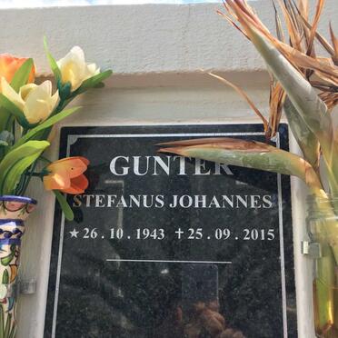 GUNTER Stefanus Johannes 1943-2015