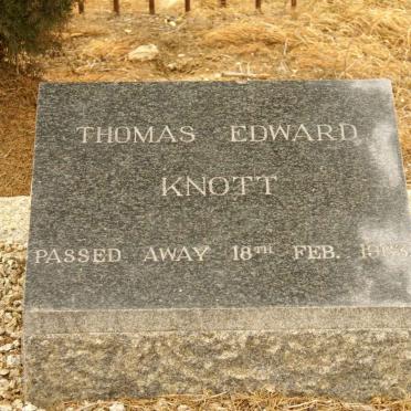 KNOTT Thomas Edward -1963