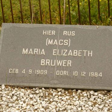 BRUWER Maria Elizabeth 1909-1984
