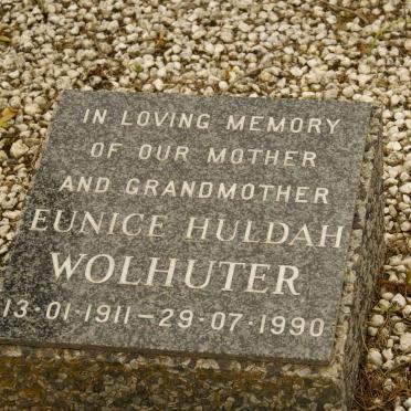 WOLHUTER Eunice Huldah 1911-1990