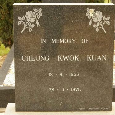 KUAN Cheung Kwok 1953-1971