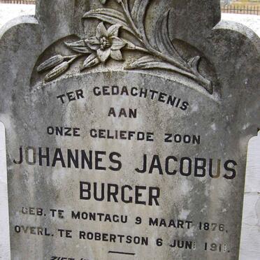BURGER Johannes Jacobus 1876-1911