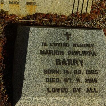 BARRY Marion Philippa 1925-2015