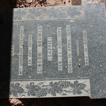 BRUWER Gideon 1906-1948