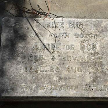 BOD André, de 1930-1937