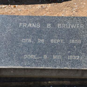 BRUWER Frans B. 1858-1932