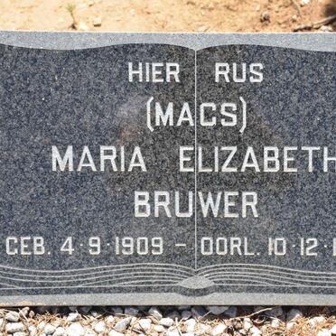 BRUWER Maria Elizabeth 1909-1984