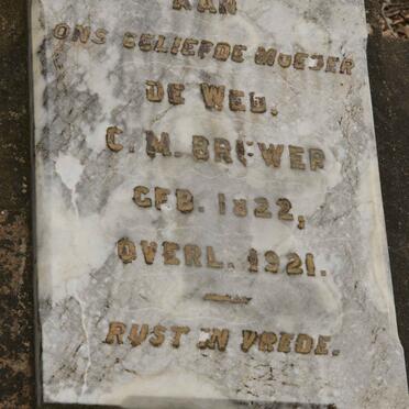 BRUWER C.M. 1822-1921