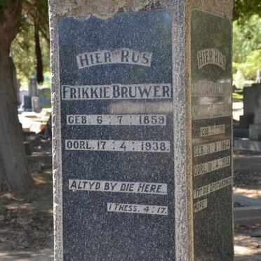 BRUWER Frikkie 1859-1938