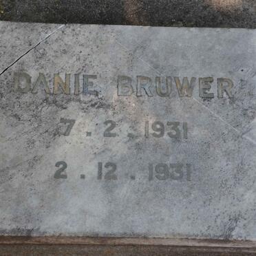 BRUWER Danie 1931-1931