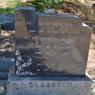CLAASSEN Petronella Jacoba 1935-1959