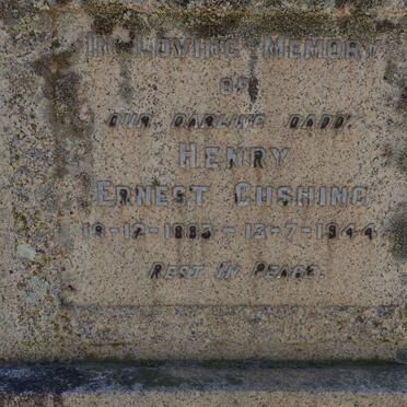 CUSHING Henry Ernest 1883-1944