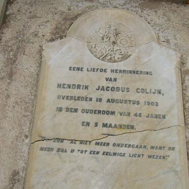 COLIN Hendrik Jacobus -1902
