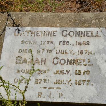 CONNELL Catherine 1862-187? :: CONNELL Sarah 1876-1877