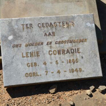 CONRADIE Lenie 1865-1949