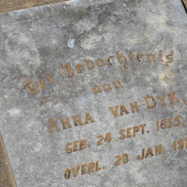 DYK Anna, van 1855-1928