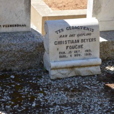 FOUCHE Christiaan Beyers 1915-1918