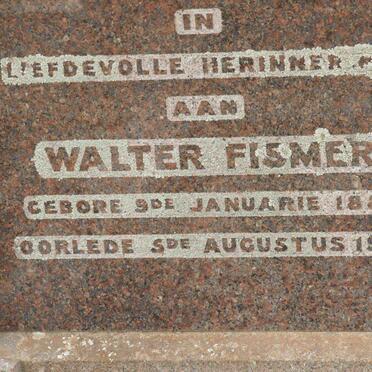 FISMER Walter 1881-1933