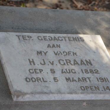 GRAAN H.J., van 1882-1911