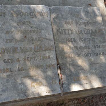 GRAAN Kowie, van 1866-1941 &amp; Kitty FOUCHE 1871-1949