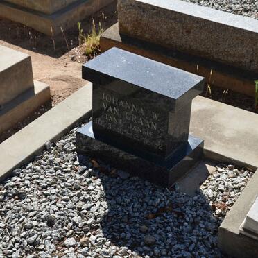 GRAAN J.C., van 1857-1942 &amp; H.M. KIRSTEIN 1865-1949 :: VAN GRAAN Frances 1896-1987 :: VAN GRAAN Johanna W. 1891-1982