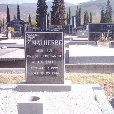 MALHERBE Alida 1898-1986
