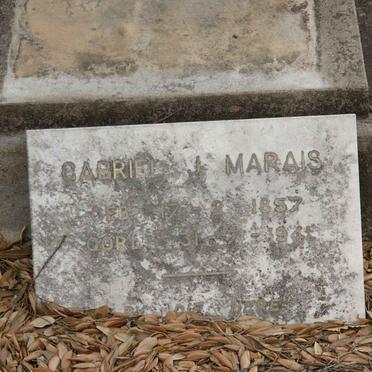 MARAIS Gabriel J. 1857-1941