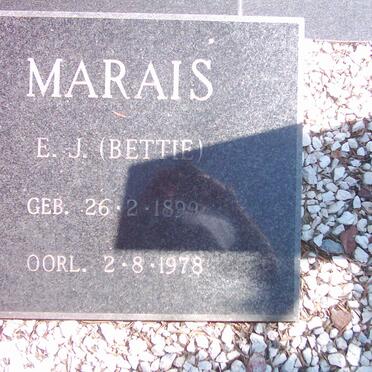 MARAIS E.J. 1899-1978