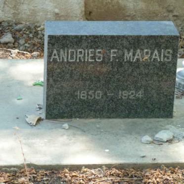 MARAIS Andries F. 1850-1924