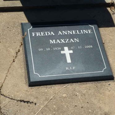 MAXZAN Freda Anneline 1930-2008