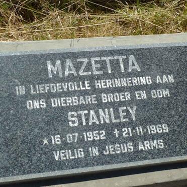 MAZETTA Stanley 1952-1969
