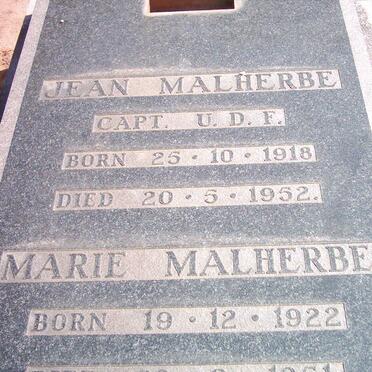 MALHERBE Jean 1918-1952 &amp; Maria 1922-????