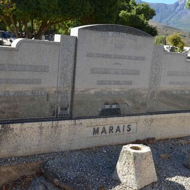 MARAIS Maria J. 1875-1953 :: MARAIS Pieter W. 1878-1945 :: MARAIS Willem J. 1887-1952